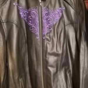 Ladies leather jacket